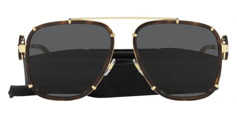 Versace™ VE2233 147087 60 Havana Sunglasses 